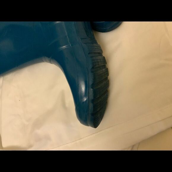 Hunter W23616 Unisex Original Gloss Blue Rain Boots US 7M/8F  FX 0713 - Picture 9 of 11